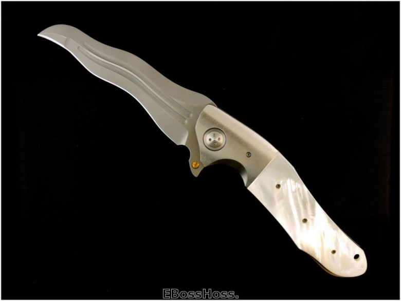 Allen Elishewitz Mah Design Malaysian Jaguar Linerlock Fipper 